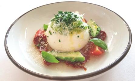 vegetable panna cotta, parva farmhouse