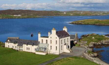 view of Burrastow House, with sea views