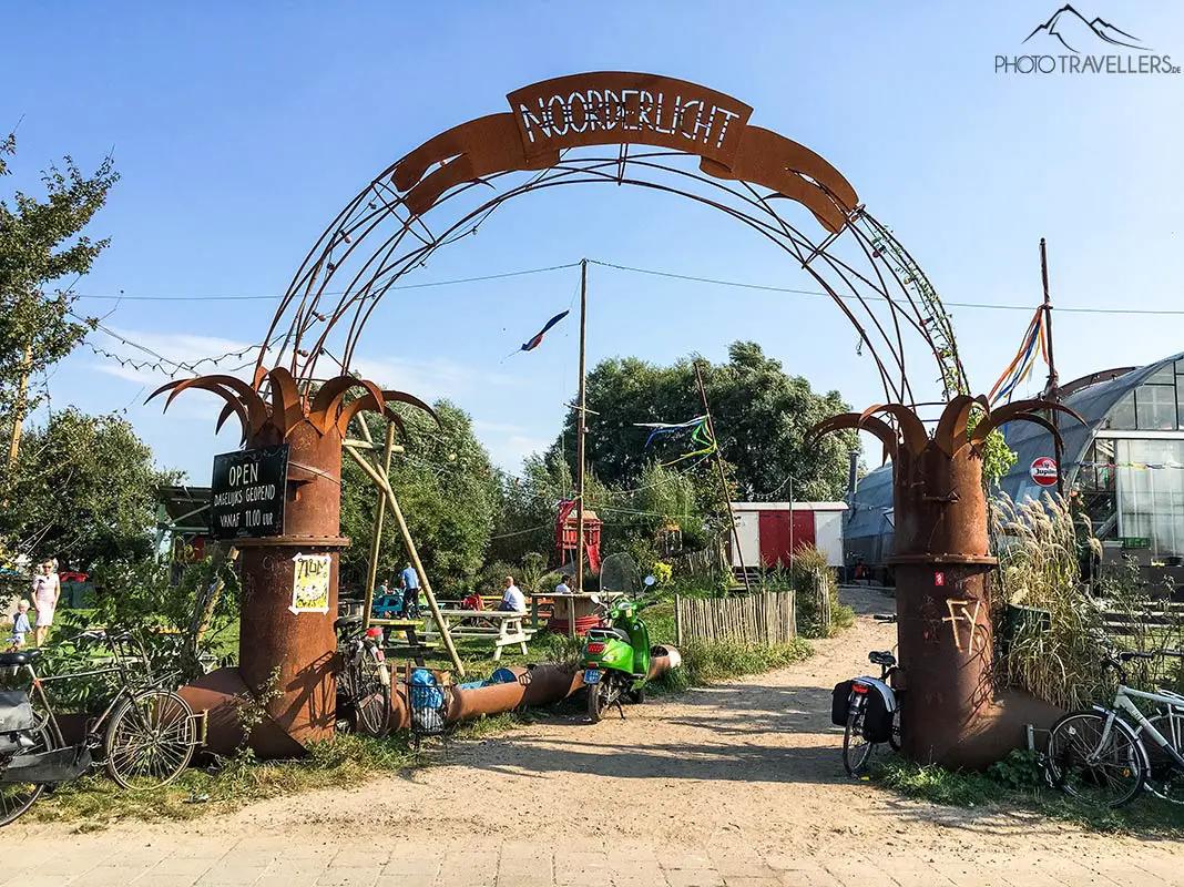 The entrance to the Cafe Noorderlicht