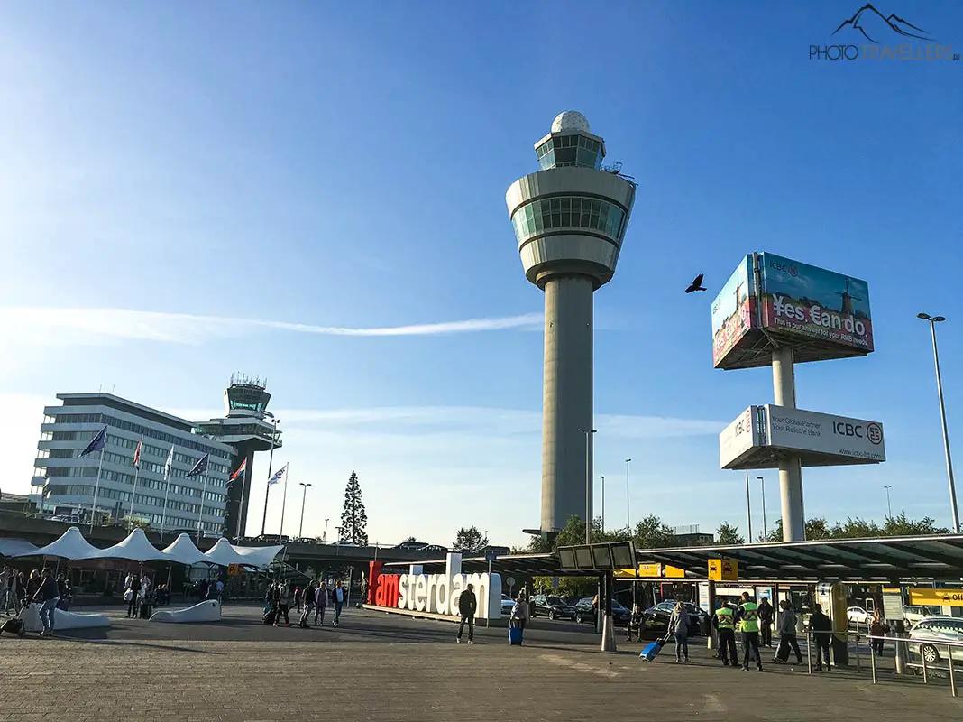 The tower of Amsterdam Schiphol Airport