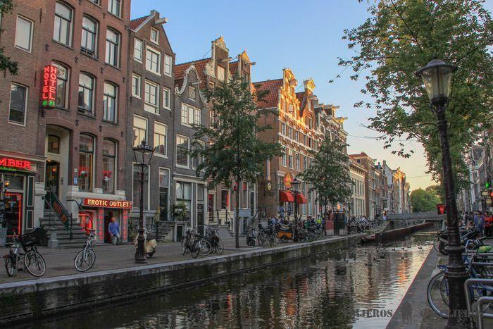 Casas de Ámsterdam en un fin de semana