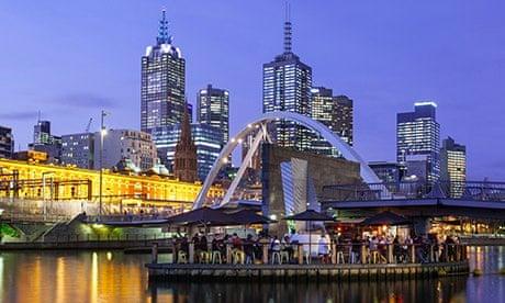 Melbourne's famous skyline